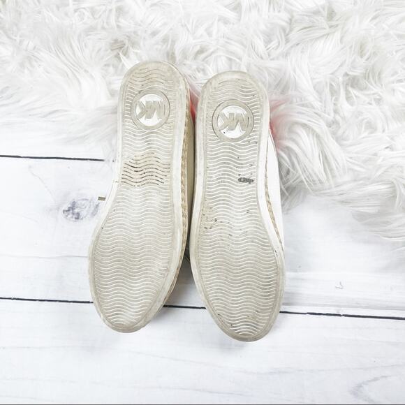 Micheal Micheal Kors Kristy Canvas Slide Espadrille Sneakers Size 6 - Picture 9 of 10